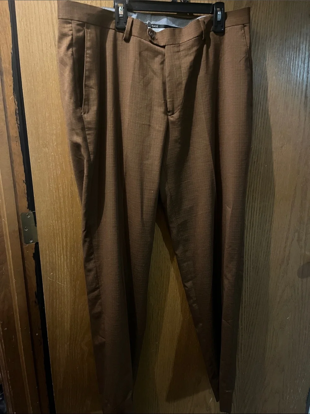 Men's Tailored Brown Two-Button Suit Jacket